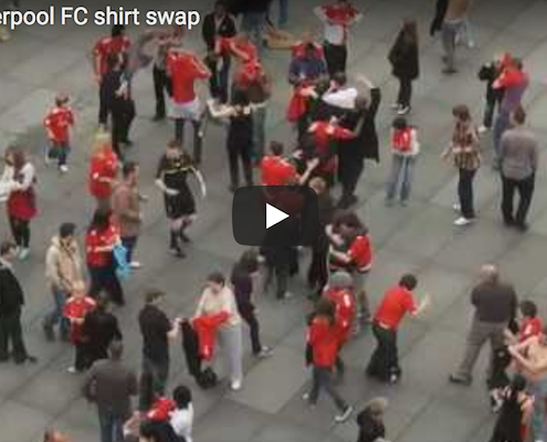 Adidas Liverpool FC shirt swap video image