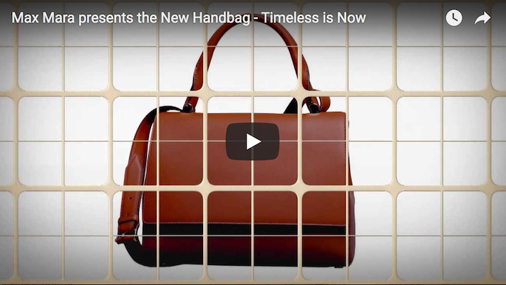 Max Mara presents the New Handbag Timeless is Now Video Image